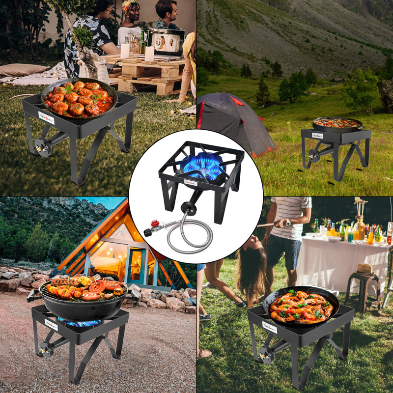 Vivicreate Single Burner High Pressure Propane Outdoor Stove & Reviews |  Wayfair